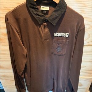 Monet Dark Brown Textured Sweater